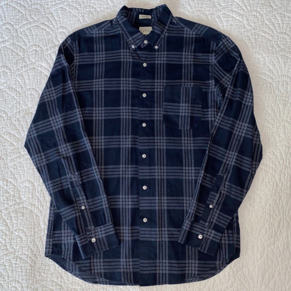 J. CREW Men’s Secret Wash Button Up